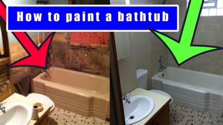 Can you paint an old tub surround
