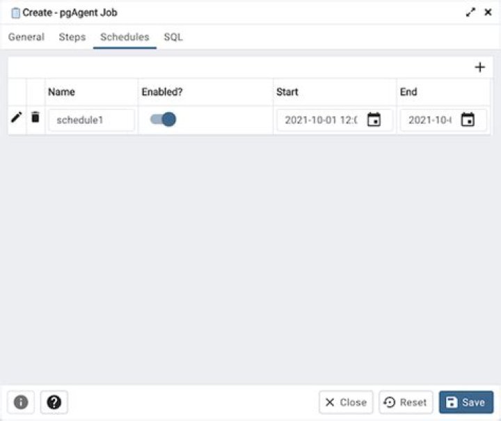 How do you get a job as a pgAgent