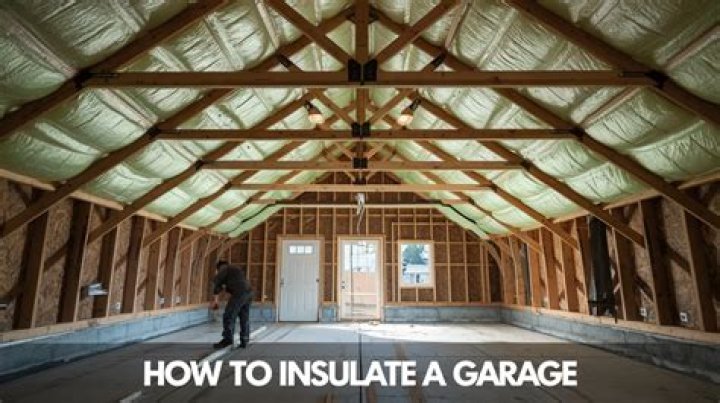 How do you insulate a converted garage