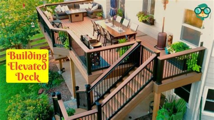 How do you make an elevated patio