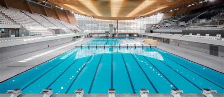 How many lines are there in Olympic swimming pool