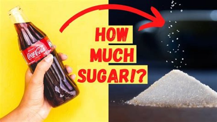 How much sugar is in a large Coke