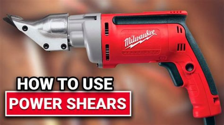 How thick can electric shears cut