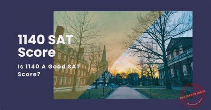 Is 1140 a good SAT score for 2019