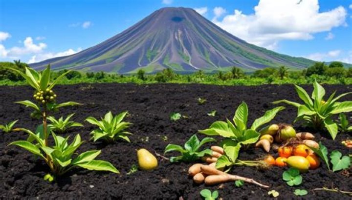 Is volcanic soil good for farming