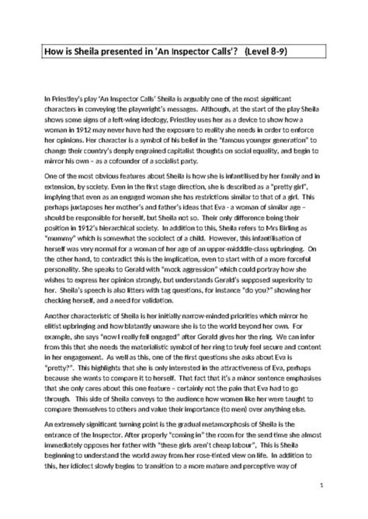 What do Sheila and Eric represent