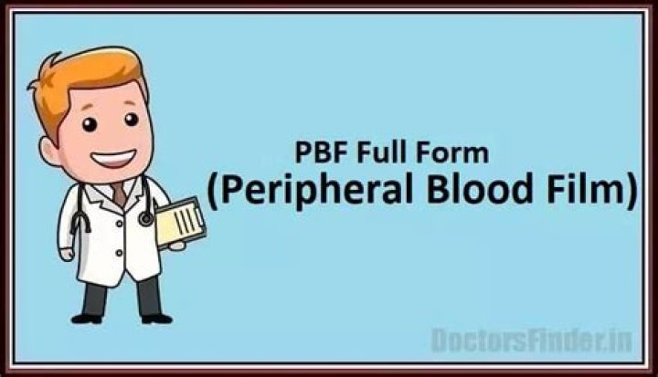 What does PBF stand for in health
