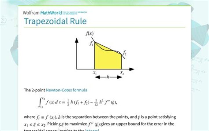 What is the degree of precision of trapezoidal rule