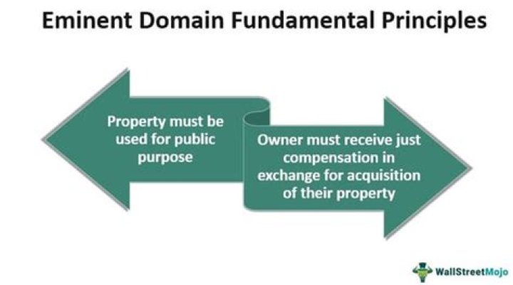 Who decides on eminent domain