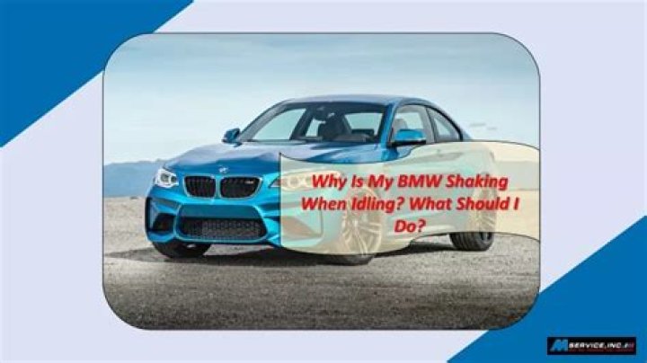 Why is my BMW shaking at idle